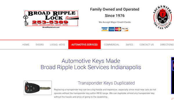 Simple keyword focus with content