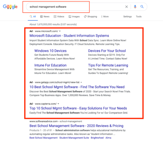 ppc pay per click for Google ads.